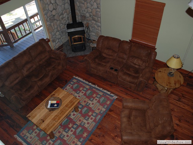 Overhead view of living area.<br/>